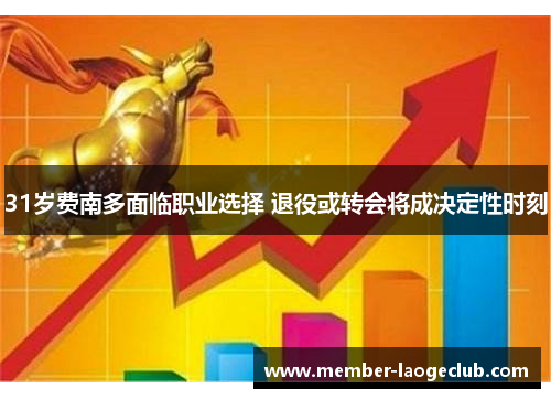 31岁费南多面临职业选择 退役或转会将成决定性时刻